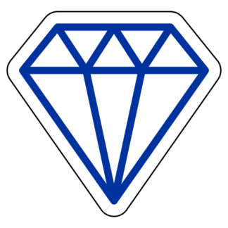 Diamond Sticker (Blue)